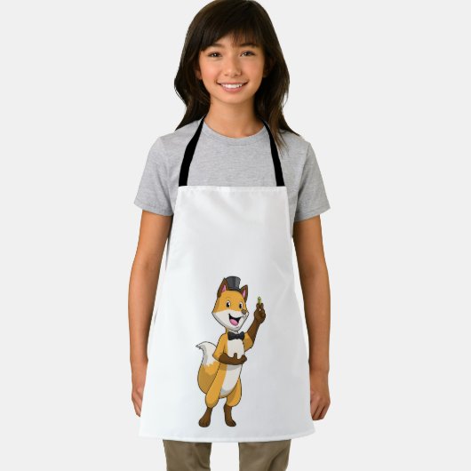 Vos als bruidegom met trouwring schort (Insitu)