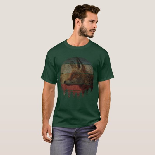VOS ANTIEKE SCHILDERSTIJL T-SHIRT (Voorkant volledig)