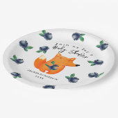 Vos Babyshower Papieren Bordje (Gekanteld)