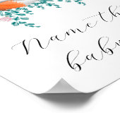 Vos babyshower - raad de babyvoeding poster (Hoek)