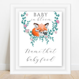 Vos babyshower - raad de babyvoeding poster