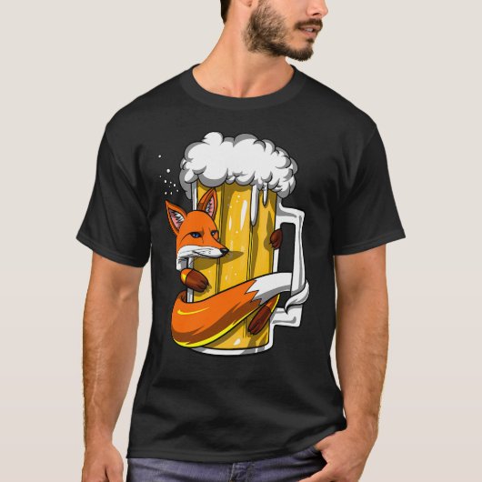 Vos bierliefhebber t-shirt (Voorkant)