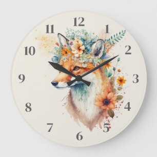 Vos Bloem Kroon Aquarel          Grote Klok