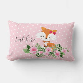 vos bos, schattig kussen