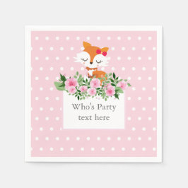 vos, bos, schattig servet