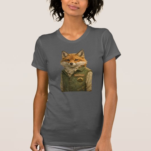 Vos Boswachter – Dames Bella+Canvas Tri-Blend T-shirt (Voorkant)