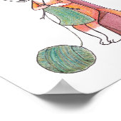 Vos Brei Vos Muur Kunst Poster Bosrijke Kinderkame (Hoek)