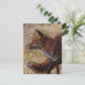 vos briefkaart (Staand voorkant)