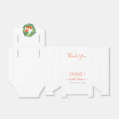 Vos Bruidsmeisjesfeestje Mooie Bos Waterverf Lofwe Bedankdoosjes (Uitgevouwen)