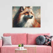 vos canvas afdruk (Insitu (Woonkamer))