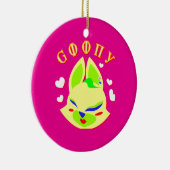 vos cartoon keramisch ornament (Rechts)