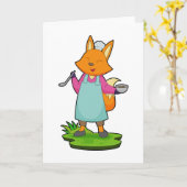 Vos Chef Kom Kooklepel Kaart (Gele Bloem)