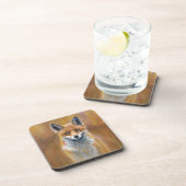 Vos coaster set. bier onderzetter (Rechterzijde)