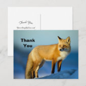 Vos Dank je Briefkaart (Voorkant / Achterkant)