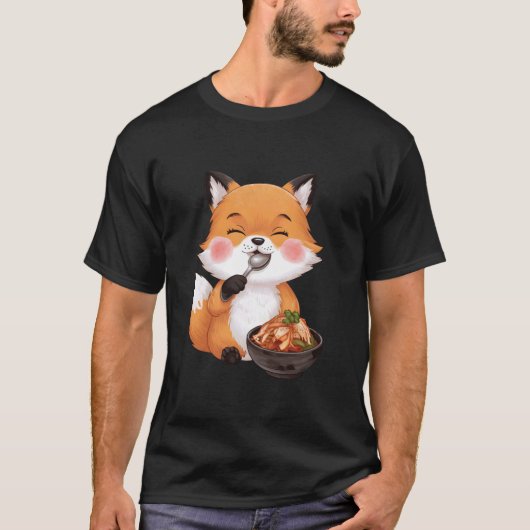 Vos die kimchi eet t-shirt (Voorkant)