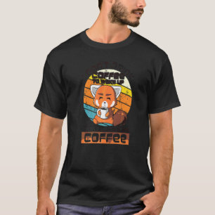 Vos die koffie drinkt  Dier  Voor mannen vrouwen   T-shirt