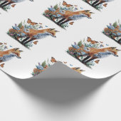 Vos Dierenliefhebbers Bos Cadeaupapier (Hoek)