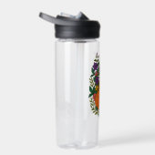 Vos, duif en bloemen waterfles (Rechts)