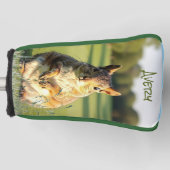Vos Eekhoorn Dier - met initialen of naam - Putter Golfheadcover (Voorkant)