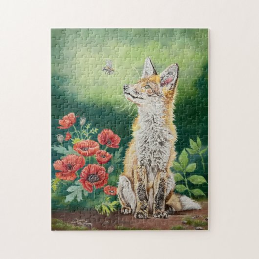Vos en Bij Legpuzzel (Verticaal)