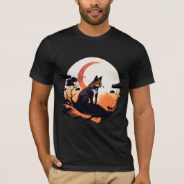 Vos en de maan t-shirt