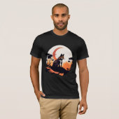 Vos en de maan t-shirt (Voorkant volledig)