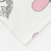 Vos en harten fleece deken (Hoek)