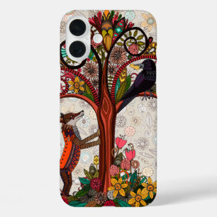 vos en kraai iPhone 16 plus hoesje