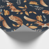 vos en roos cadeaupapier (Hoek)