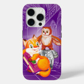 vos en uil Case-Mate iPhone case (Achterkant)