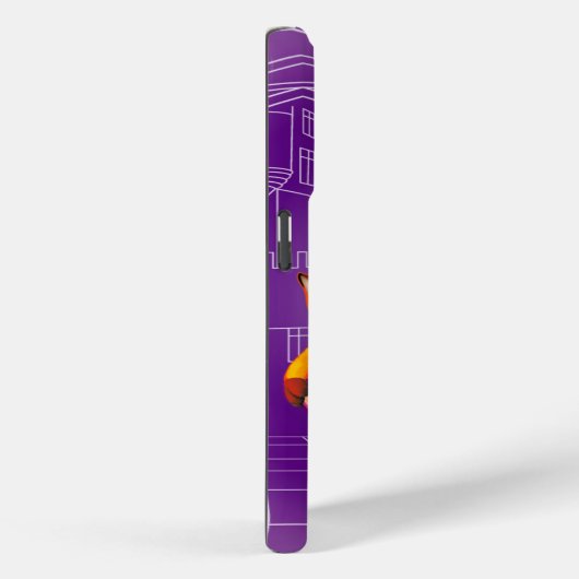 vos en uil Case-Mate iPhone case (Achterkant / Rechts)