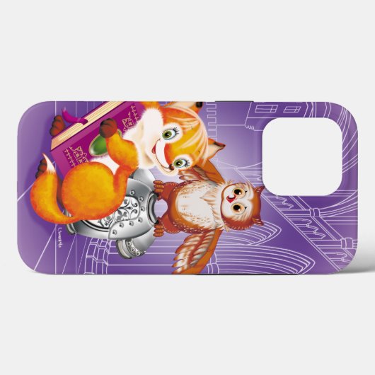 vos en uil Case-Mate iPhone case (Achterkant (horizontaal))