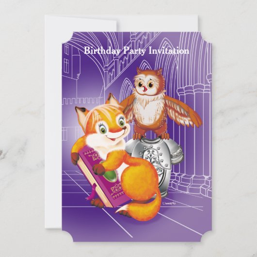 vos en uil kaart (Voorkant)