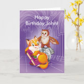 vos en uil kaart (Gele Bloem)