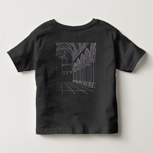 vos en uil kinder shirts (Achterkant)