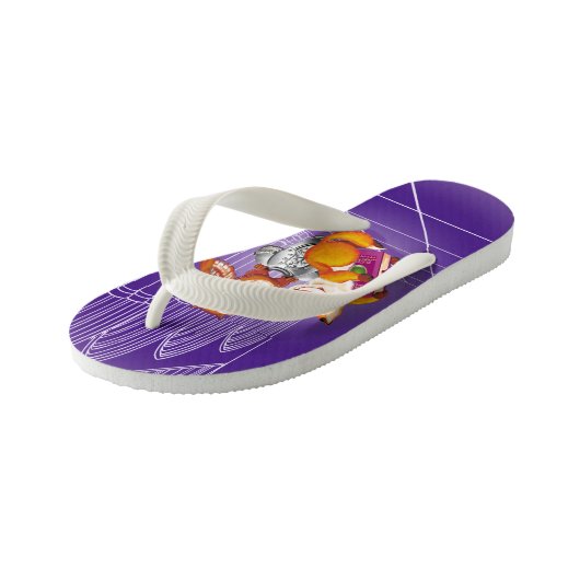 vos en uil kinder teenslippers (Schuin)