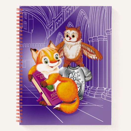 vos en uil notitieboek (Voorkant)