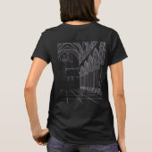 vos en uil t-shirt (Achterkant)