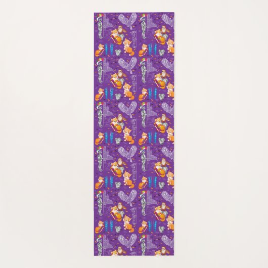 vos en uil yogamat (Achterkant)