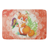 vos en vlinder badmat (Voorkant)