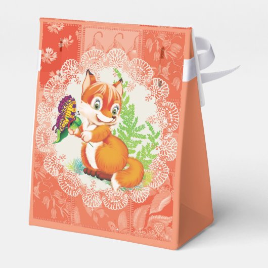 vos en vlinder bedankdoosjes (Achterkant)