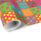 vos en vlinder cadeaupapier (Rol Hoek)