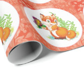 vos en vlinder cadeaupapier (Rol Hoek)