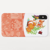 vos en vlinder Case-Mate iPhone case (Achterkant (horizontaal))