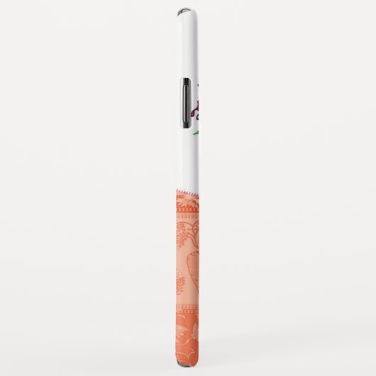 vos en vlinder Case-Mate iPhone case (Achterkant/rechts)