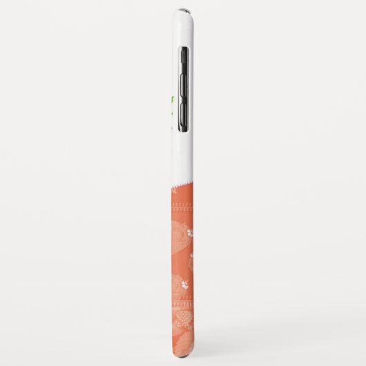 vos en vlinder Case-Mate iPhone case (Achterkant/links)