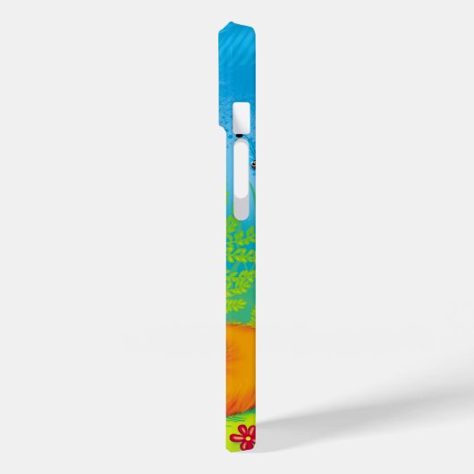 vos en vlinder Case-Mate iPhone case (Achterkant / Links)