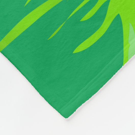 vos en vlinder fleece deken (Hoek)