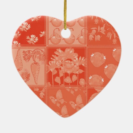 vos en vlinder keramisch ornament (Achterkant)