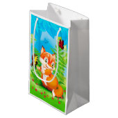 vos en vlinder klein cadeauzakje (Voorkant Gekanteld)